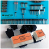 RE-808 SANYO RARE PARTS KIT + VEROCLEAR HIGH QUALITY BUTTONS