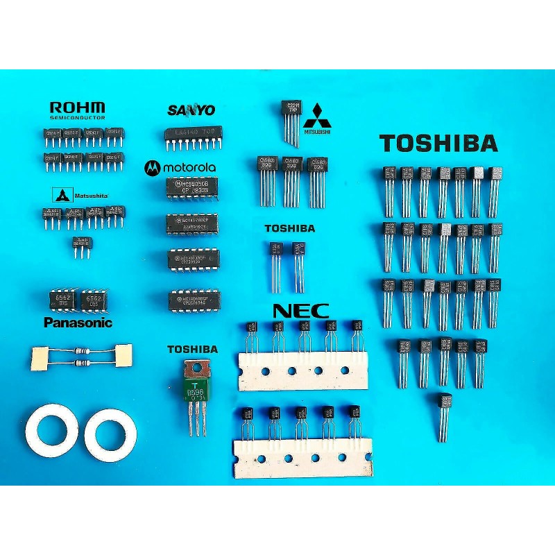 Toshiba Rare Parts Kit for RE-303 & x0xb0x | Vintage NOS Transistors & Toshiba Rare Parts Kit for RE-303 & x0xb0x | Vintage NOS Transistors &