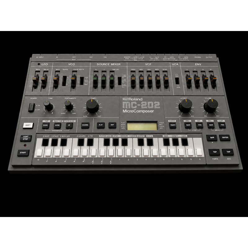 ROLAND MC-202 Replacement Keypad  Sleek black